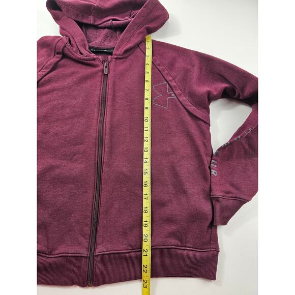Under armour S loose fit pullover sweater women's active warm up hooded jacket - Picture 7 of 7